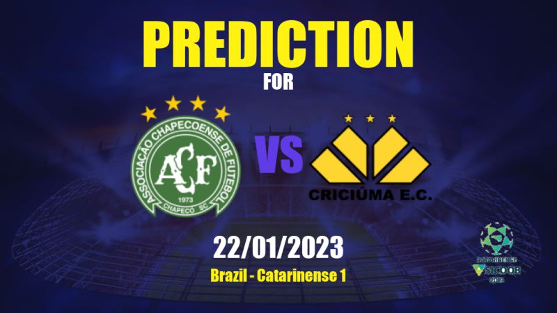 Chapecoense vs Criciúma Betting Tips: 22/01/2023 - Matchday 3 - Brazil Catarinense 1