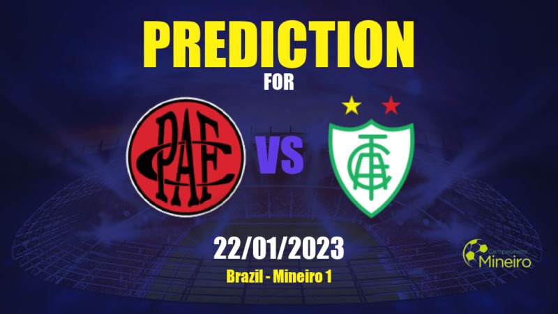 Pouso Alegre vs América Mineiro Betting Tips: 22/01/2023 - Matchday 1 - Brazil Mineiro 1