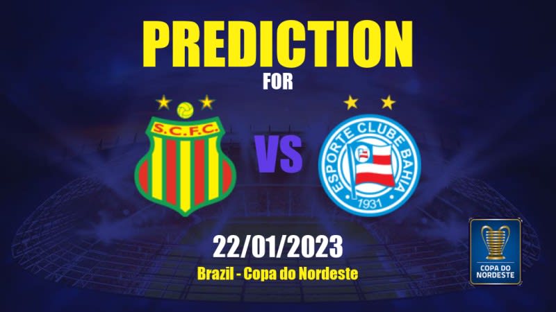 Sampaio Corrêa vs Bahia Betting Tips: 22/01/2023 - Matchday 1 - Brazil Copa do Nordeste