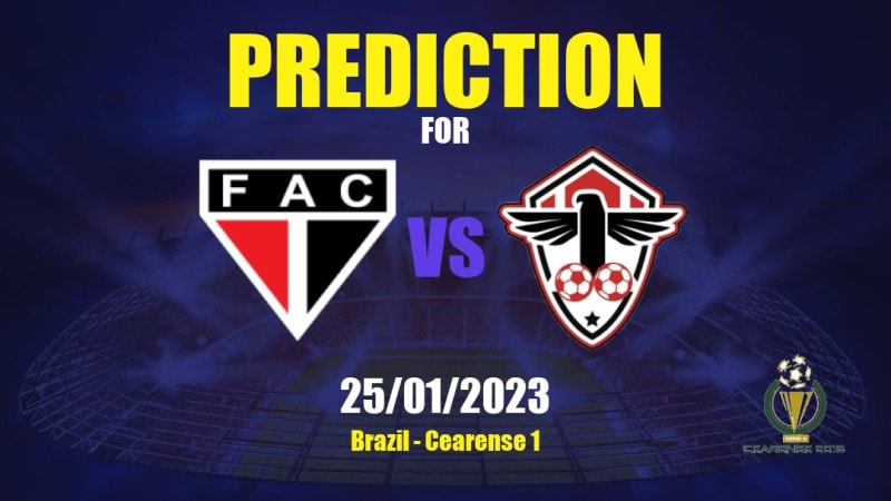 Ferroviário vs Atlético Cearense Betting Tips: 25/01/2023 - Matchday 2 - Brazil Cearense 1