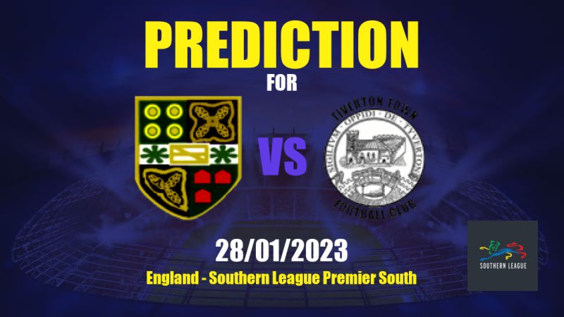 Yate Town vs Tiverton Town Betting Tips: 28/01/2023 - Matchday 30 - England Southern League Premier South