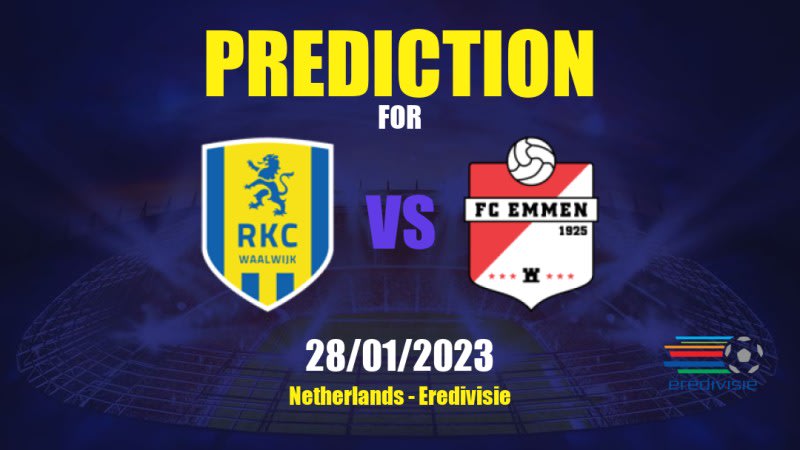 RKC Waalwijk vs Emmen Betting Tips: 28/01/2023 - Matchday 19 - Netherlands Eredivisie