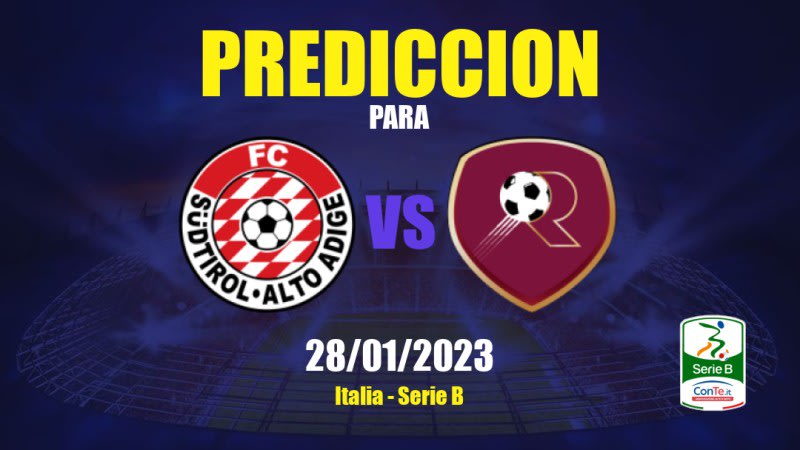 Predicciones Südtirol vs Reggina: 26/05/2023 - Italia Serie B