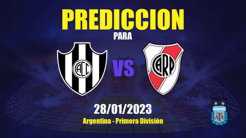 Predicciones Central Córdoba SdE vs River Plate: 29/01/2023 - Argentina Primera División