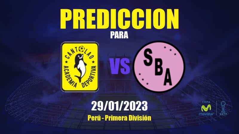 Predicciones Academia Cantolao vs Sport Boys: 29/01/2023 - Perú Primera División