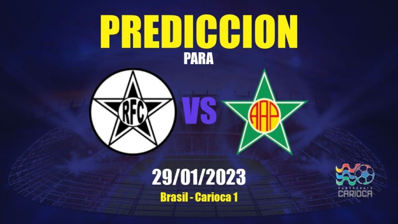 Predicciones Resende vs Portuguesa RJ: 29/01/2023 - Brasil Carioca 1