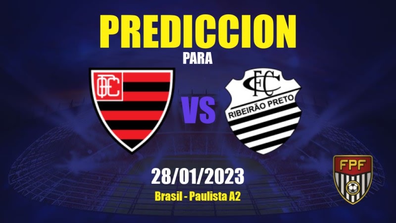 Predicciones Oeste vs Comercial: 28/01/2023 - Brasil Paulista A2