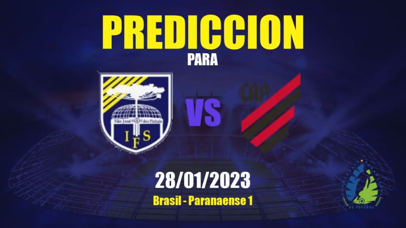 Predicciones Independiente FSJ vs Athletico PR: 28/01/2023 - Brasil Paranaense 1