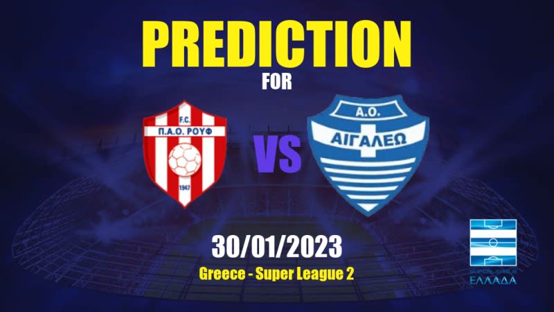 PAO Rouf vs Egaleo Betting Tips: 30/01/2023 - Matchday 13 - Greece Super League 2