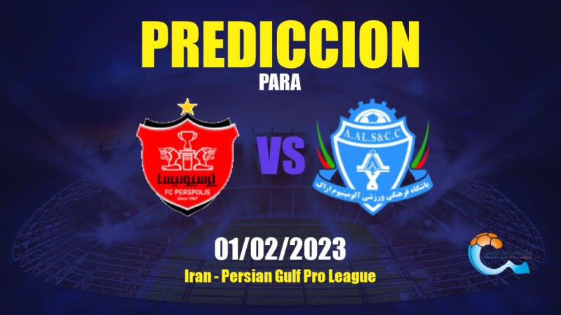Predicciones Persepolis vs Aluminium Arak: 03/08/2023 - Iran Persian Gulf Pro League