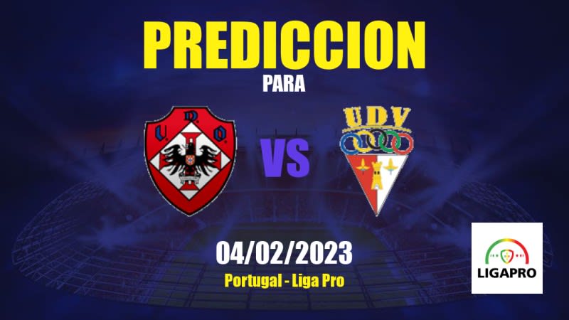 Predicciones UD Oliveirense vs Vilafranquense: 04/02/2023 - Portugal Liga Pro