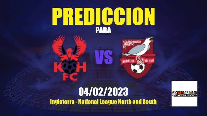 Predicciones Kidderminster Harriers vs Scarborough Athletic: 04/02/2023 - Inglaterra National League North and South