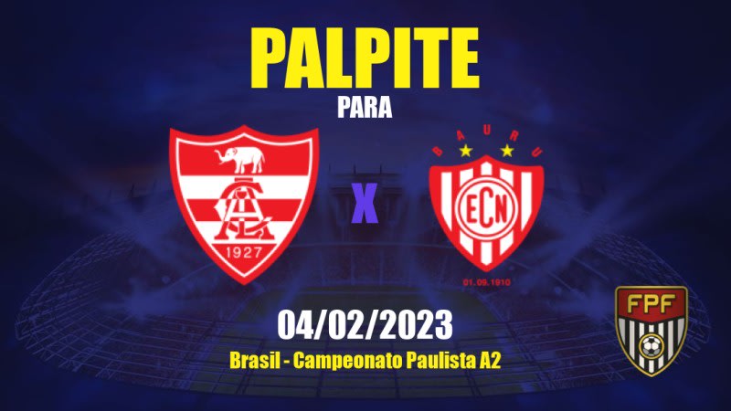 Palpite Linense x Noroeste: 04/02/2023 - Campeonato Paulista A2