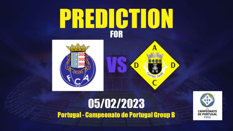 Alpendorada vs Castro Daire Betting Tips: 05/02/2023 - Matchday 17 - Portugal Campeonato de Portugal Group B