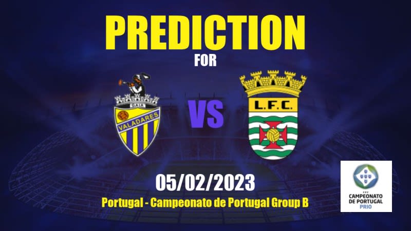 Valadares Gaia vs Leça Betting Tips: 05/02/2023 - Matchday 17 - Portugal Campeonato de Portugal Group B