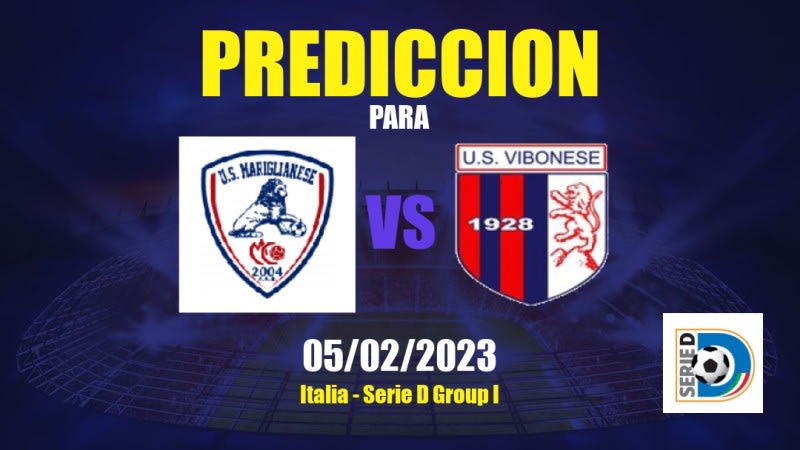 Predicciones Mariglianese vs Vibonese: 05/02/2023 - Italia Serie D Group I