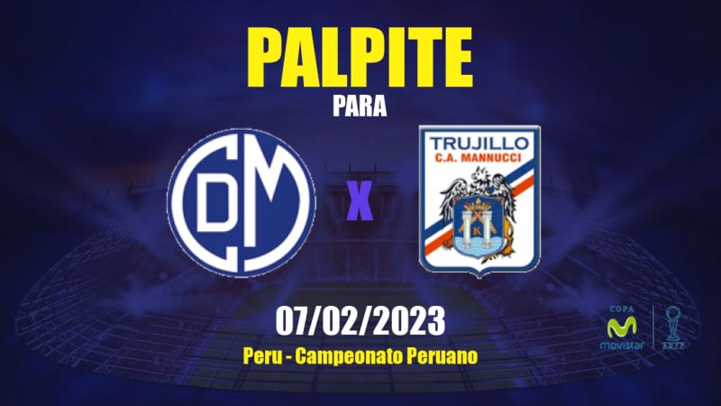 Palpite Deportivo Municipal x Carlos Manucci: 07/02/2023 - Campeonato Peruano