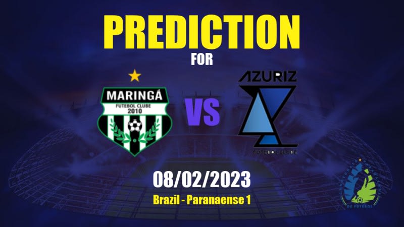 Maringá vs Azuriz Betting Tips: 08/02/2023 - Matchday 8 - Brazil Paranaense 1