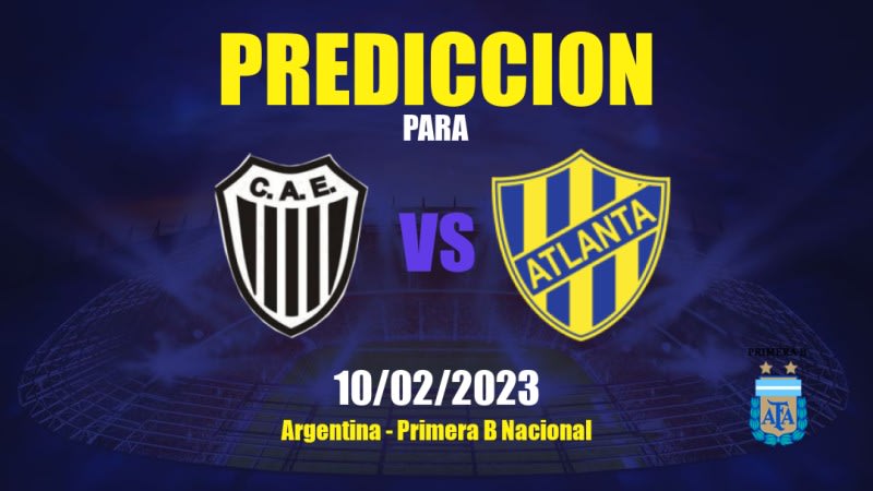Predicciones Estudiantes Caseros vs Atlanta: 11/02/2023 - Argentina Primera B Nacional
