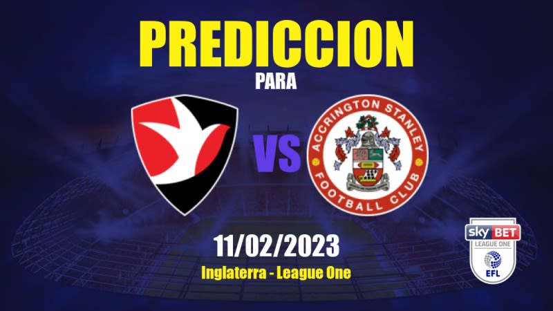 Predicciones Cheltenham Town vs Accrington Stanley: 11/02/2023 - Inglaterra League One