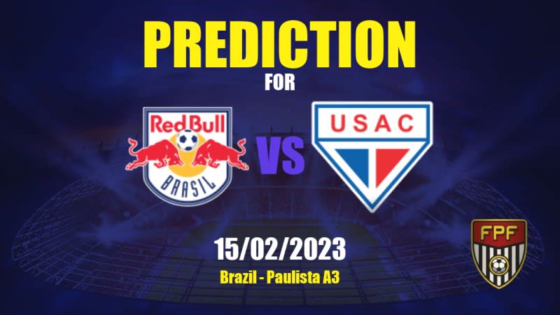 RB Brasil vs USAC Betting Tips: 15/02/2023 - Matchday 8 - Brazil Paulista A3