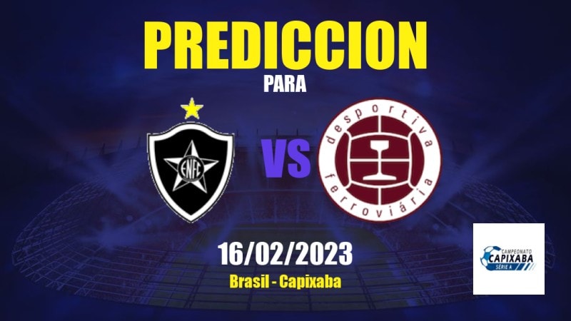 Predicciones Estrela do Norte vs Desportiva ES: 16/02/2023 - Brasil Capixaba