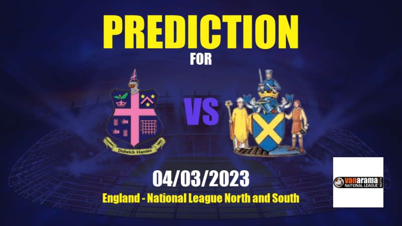 Dulwich Hamlet vs St Albans City Betting Tips: 04/03/2023 - Matchday 36 - England National League North and South