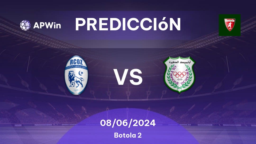 Predicciones Rapide Oued Zem vs Olympique Dcheïra: 03/03/2023 - Marruecos Botola 2