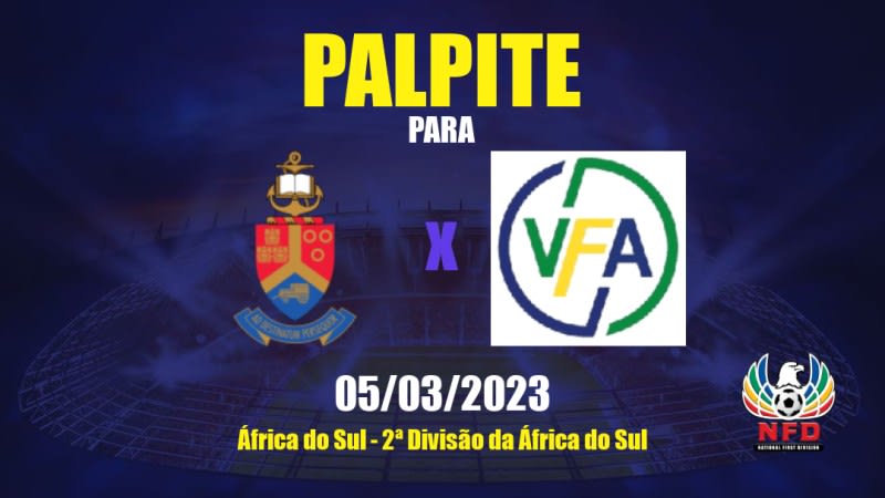 Palpite University of Pretoria x Venda FC: 05/03/2023 - 2ª Divisão da África do Sul