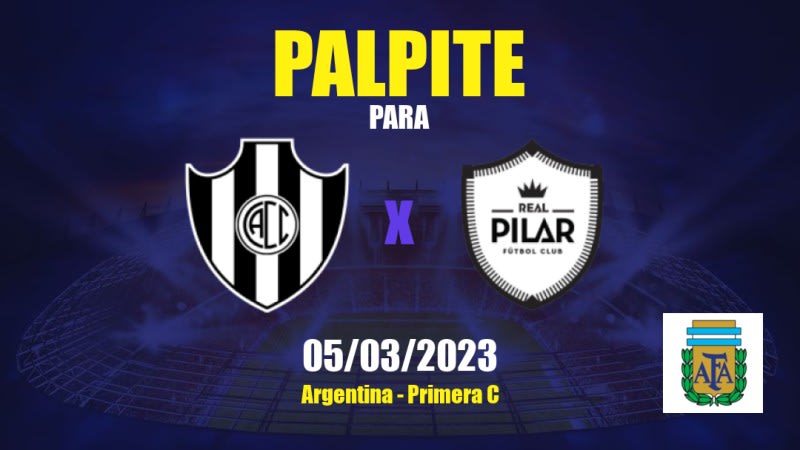 Palpite Central Córdoba x Real Pilar: 05/03/2023 - Primera C