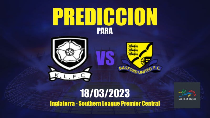 Predicciones Kings Langley vs Basford United: 18/03/2023 - Inglaterra Southern League Premier Central