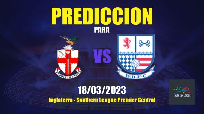 Predicciones Redditch United vs AFC Rushden & Diamonds: 18/03/2023 - Inglaterra Southern League Premier Central