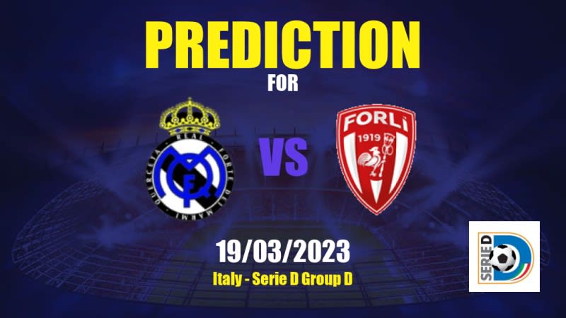 Real Forte Querceta vs Forlì Betting Tips: 19/03/2023 - Matchday 32 - Italy Serie D Group D