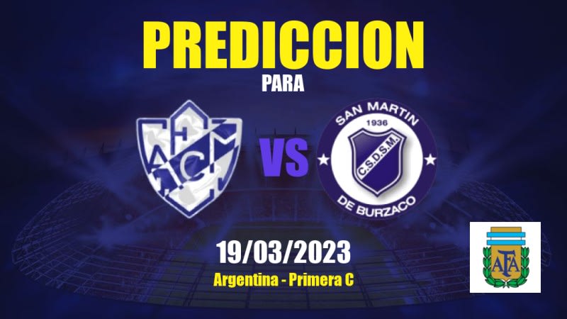 Predicciones Midland vs San Martín Burzaco: 19/03/2023 - Argentina Primera C