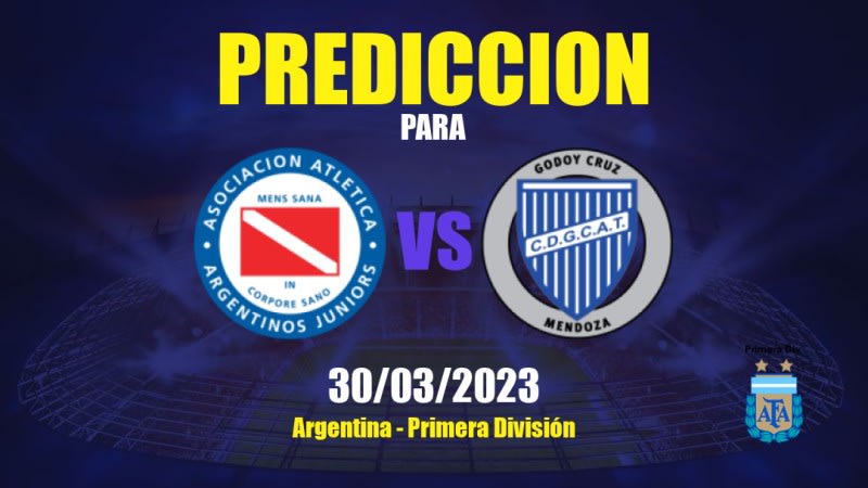Predicciones Argentinos Juniors vs Godoy Cruz: 31/03/2023 - Argentina Primera División