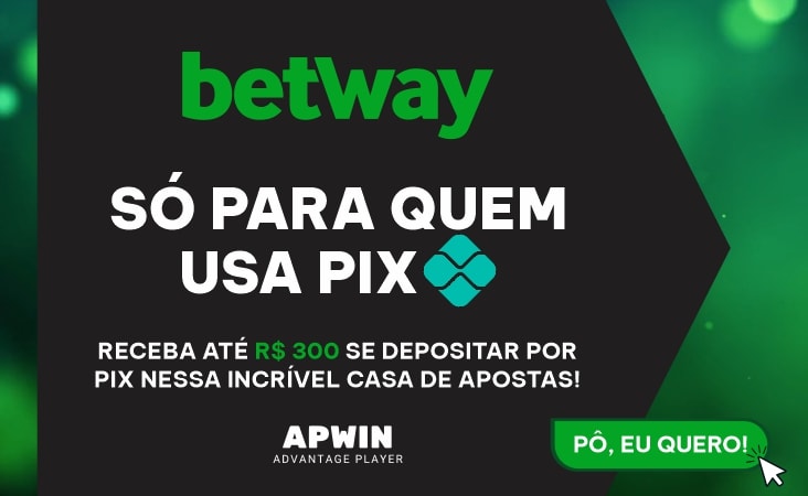 Receba até R$ 300 se depositar por PIX nessa incrível casa de apostas!