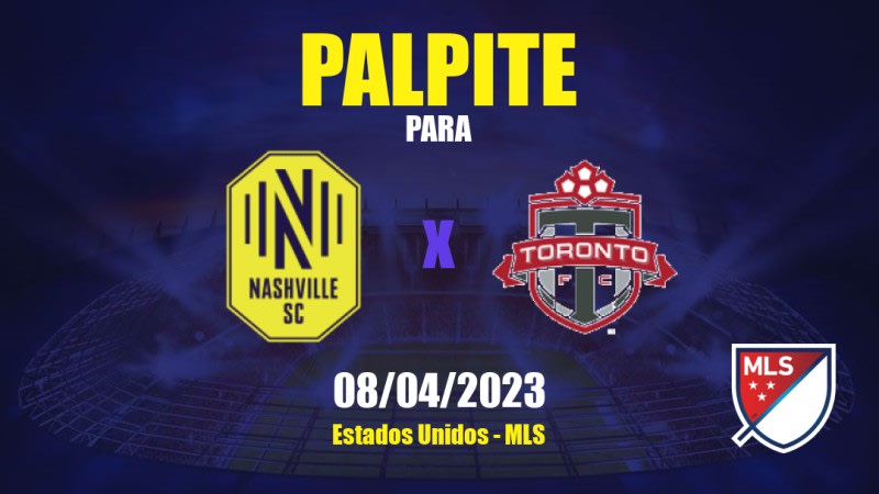 Palpite Nashville SC x Toronto: 09/04/2023 - MLS
