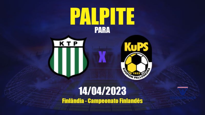 Palpite KTP x KuPS: 14/04/2023 - Campeonato Finlandês