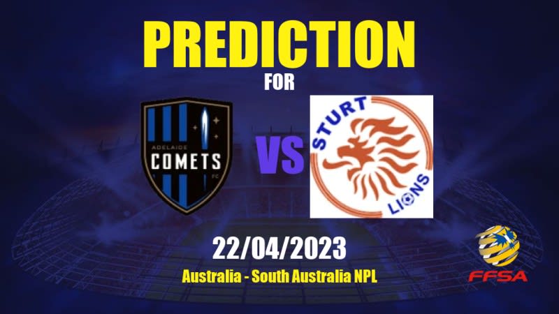 Adelaide Comets vs Sturt Lions Betting Tips: 22/04/2023 - Matchday 8 - Australia South Australia NPL