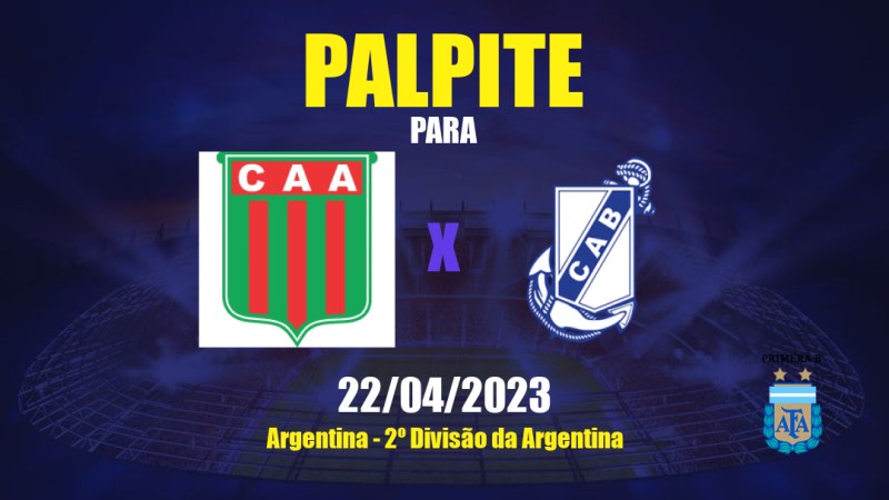 Palpite Agropecuario x Guillermo Brown: 22/04/2023 - 2º Divisão da Argentina