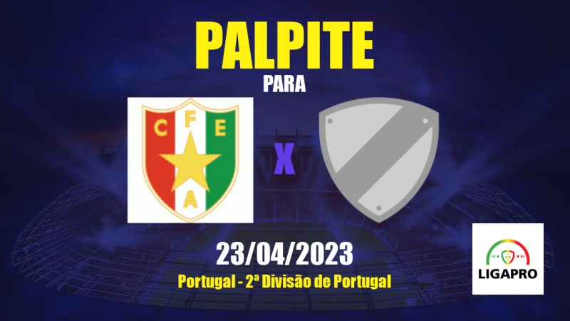 Palpite Estrela Amadora x Belenenses: 23/04/2023 - 2ª Divisão de Portugal