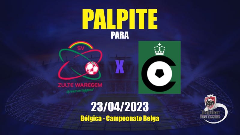 Palpite Zulte-Waregem x Cercle Brugge: 23/04/2023 - Campeonato Belga