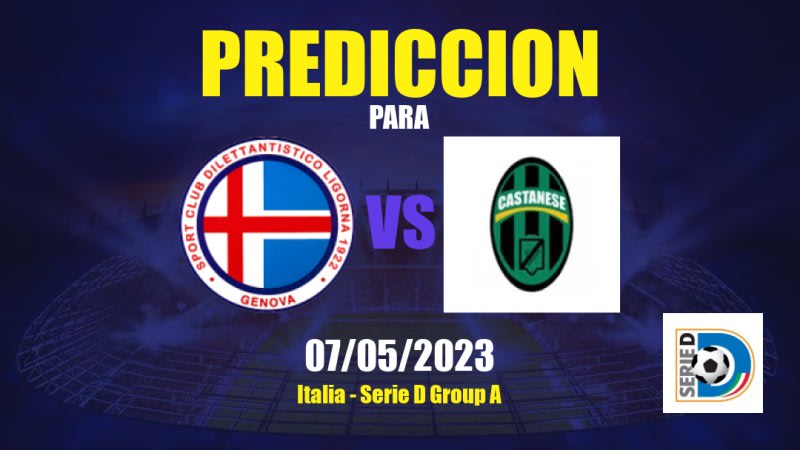 Predicciones Ligorna vs Castanese: 07/05/2023 - Italia Serie D Group A
