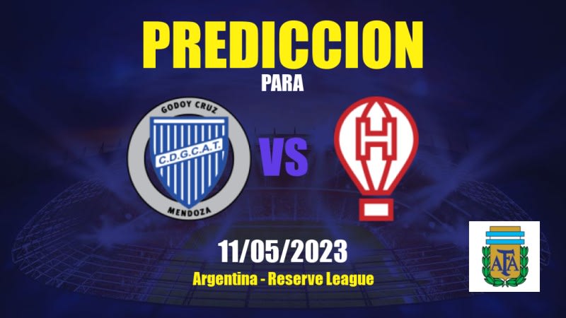 Predicciones Godoy Cruz Res. vs Huracán Res.: 11/05/2023 - Argentina Reserve League