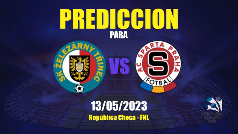 Predicciones Třinec vs Sparta Praha II: 13/05/2023 - República Checo FNL