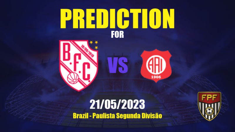 Batatais vs Inter de Bebedouro Betting Tips: 21/05/2023 - Matchday 5 - Brazil Paulista Segunda Divisão