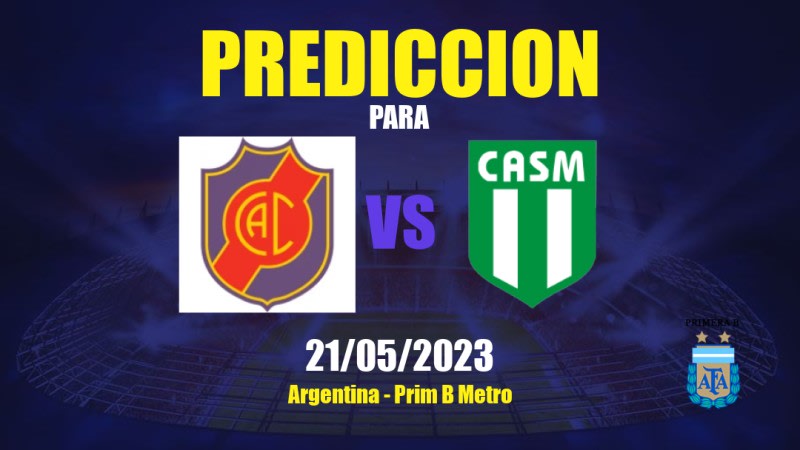 Predicciones Colegiales vs San Miguel: 21/05/2023 - Argentina Prim B Metro