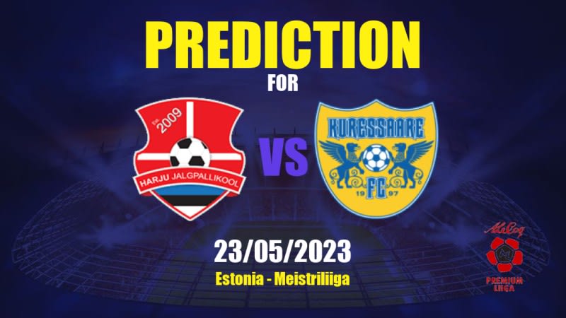 Harju Jalgpallikool vs Kuressaare Betting Tips: 23/05/2023 - Matchday 14 - Estonia Meistriliiga