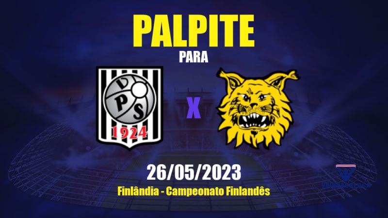 Palpite VPS x Ilves: 26/05/2023 - Campeonato Finlandês