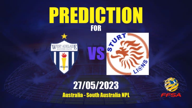 West Adelaide vs Sturt Lions Betting Tips: 27/05/2023 - Matchday 14 - Australia South Australia NPL